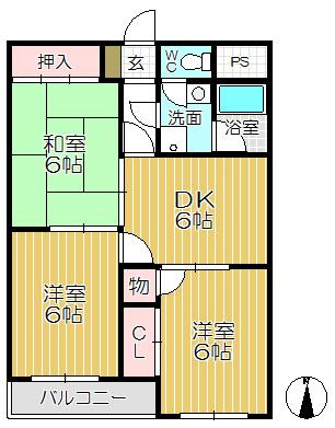 【間取り】 | ハイルハイツ