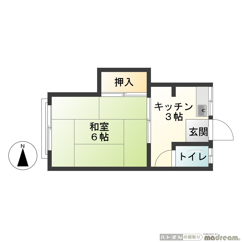 大石荘　の間取り