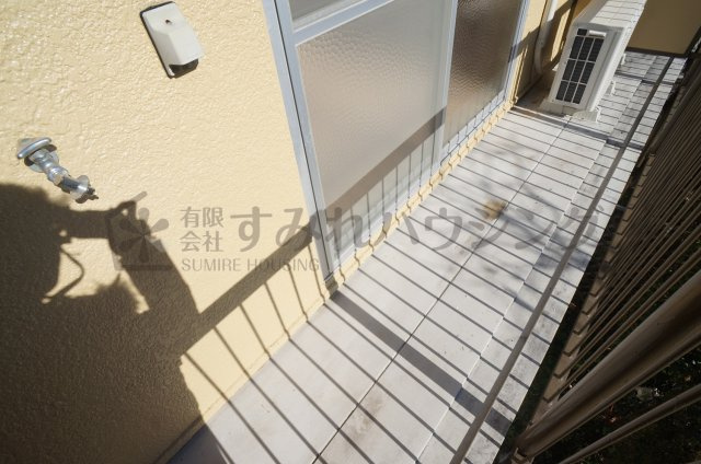 売布ハイツのバルコニー