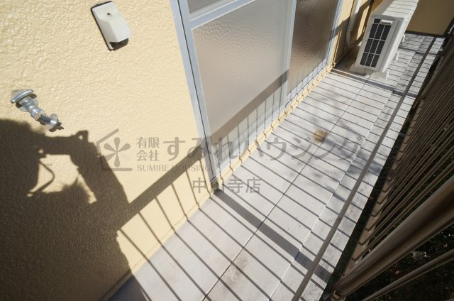 売布ハイツのバルコニー