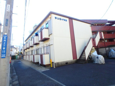 【外観】 | サンロイヤル | ハウスメーカー施工のひろびろ1ＤＫ♪