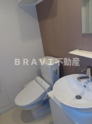 エスリード谷町六丁目　BRAVI不動産のトイレ|【エスリード谷町六丁目】トイレです