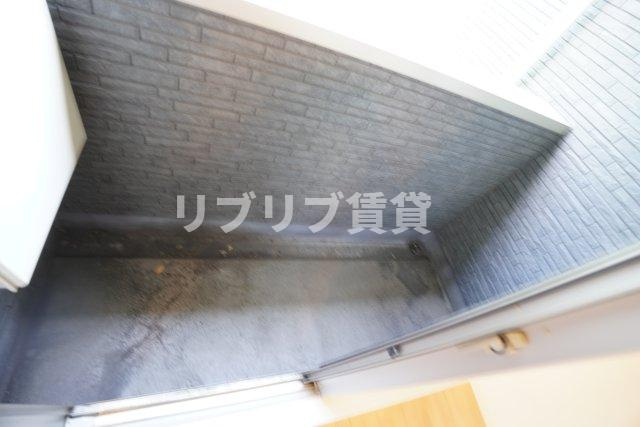 コスモス千葉寺のバルコニー