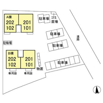 【駐車場】 | エスポワールＡ棟 | 『エスポワールＡ』