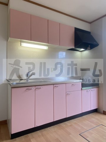 南小阪合ハイツのキッチン