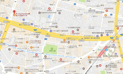 【地図】 | アーバンパレス六ツ門セントラルベース