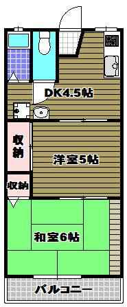 カーサ喜多の間取り