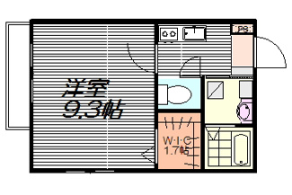 【間取り】 | フローリング貼の明るい間取りです
