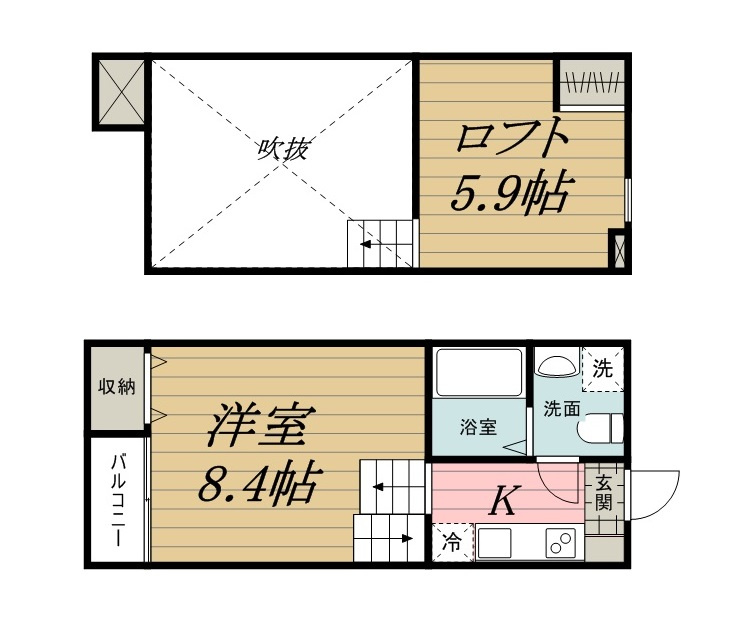 アヴァンツァーレの間取り