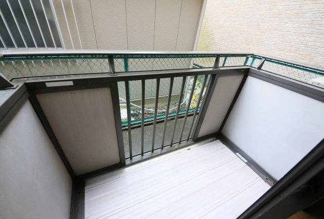 ステーションハイツのバルコニー