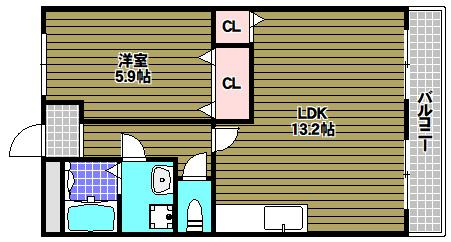 メルヴェールの間取り