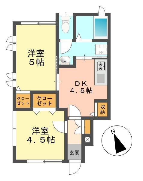 Kコート南小岩の間取り