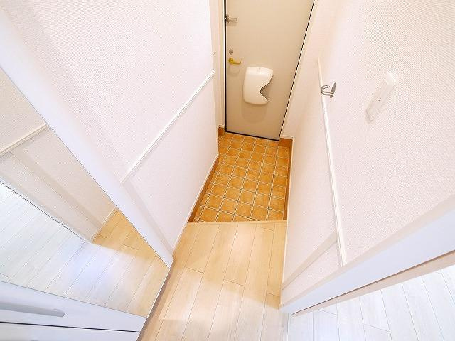 クレールコートⅡの玄関|ゆったりとした玄関です