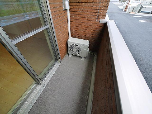 クレールコートⅡのバルコニー|広々としたバルコニーです