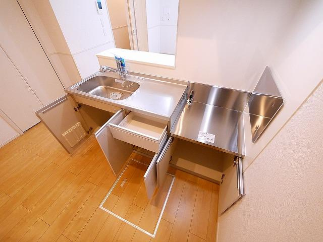 クレールコートⅡのキッチン|キッチンでお料理をお楽しみください