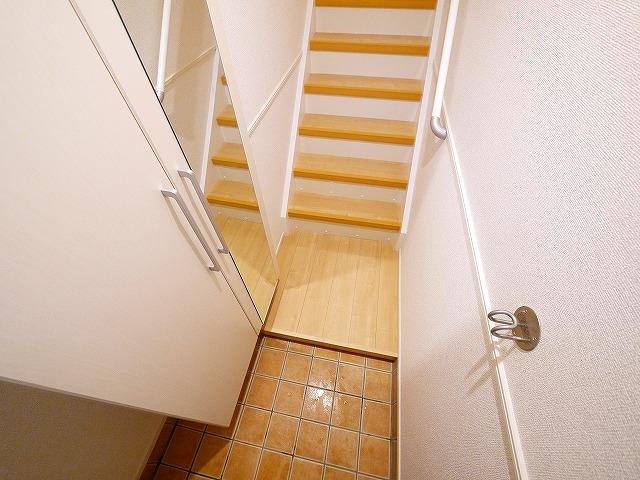 クレールコートⅢの玄関|シンプルで使いやすい玄関です