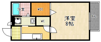 【間取り】 | ブランシェ御陵Ⅱ