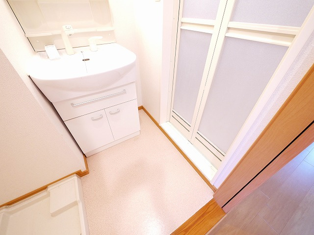 ブリリアント　アコーポリッシュの洗面所|ゆったりとスペースのある洗面所