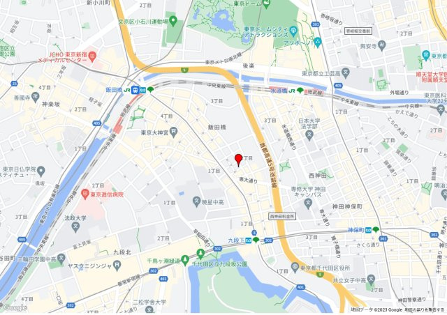 文弘社ビルの地図