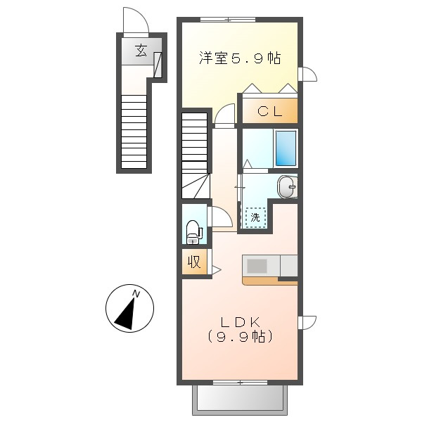 シャンロジュマンの間取り
