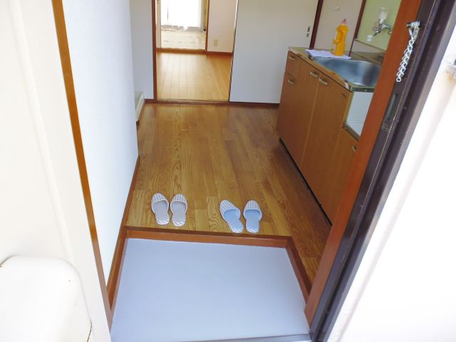 押部マンション2の玄関