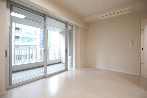 中央区月島１丁目の賃貸マンションの居間・リビング