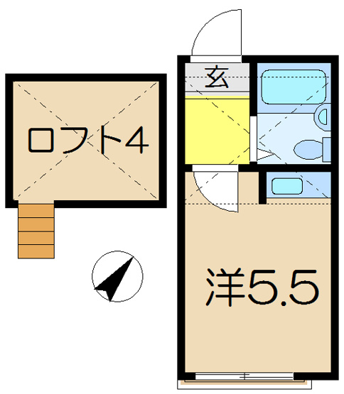 【間取り】 | プラザドゥパナーシＡ棟