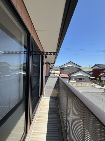サングリーンA棟のバルコニー