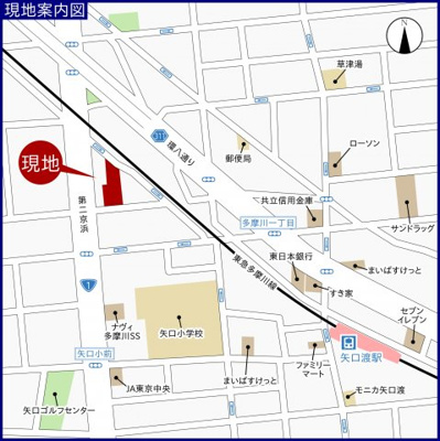 【地図】 | グランイーグル多摩川Ⅲ