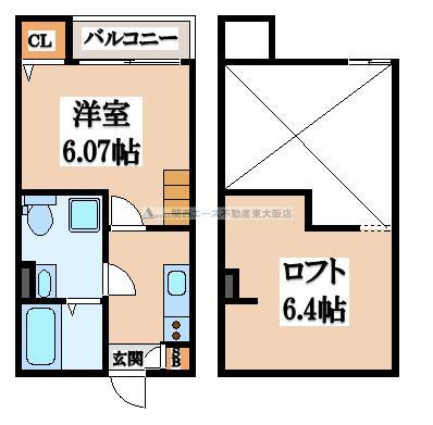 【間取り】 | ラ・フィオーレハナ