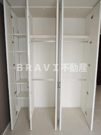 ガリレイ新町　BRAVI不動産の収納|【ガリレイ新町】収納スペース豊富です