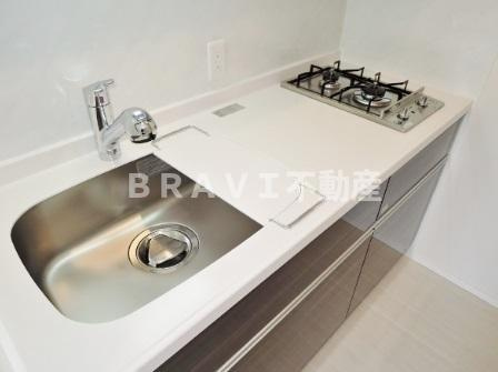 ガリレイ新町　BRAVI不動産のキッチン|【ガリレイ新町】お料理しやすいキッチンです