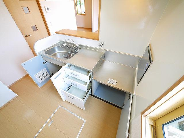 カクタス　フローラB棟のキッチン|キッチンです