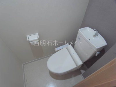 【トイレ】 | リュクス西明石Ⅱ | ウォシュレット