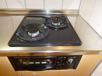 【キッチン】 | グランドハイム福田 | 二口ガスコンロ