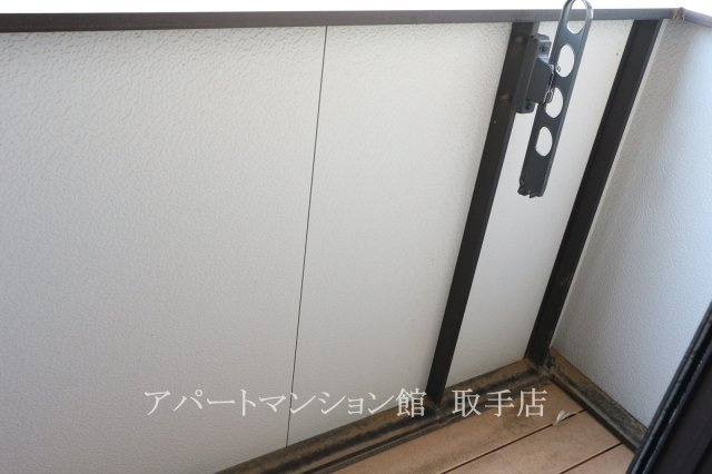 クレストヴィラⅡのバルコニー