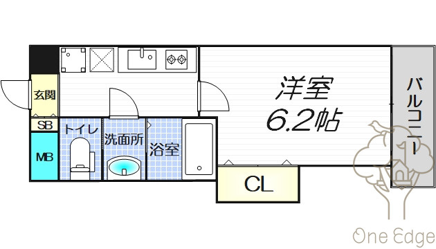ラグゼ十三本町の間取り