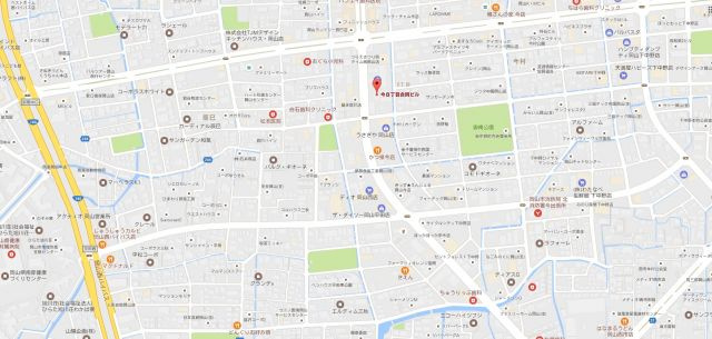 今八丁目合同ビルの地図|今八丁目合同ビル　岡山市北区今8丁目　テナント　地図