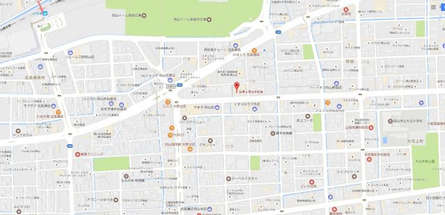 シルクⅢビルの地図