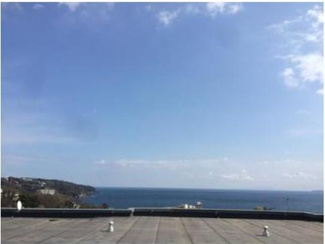 【展望】 | 屋上ガーデンから海・山一望です。