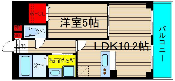 シュテルン　ハイムの間取り