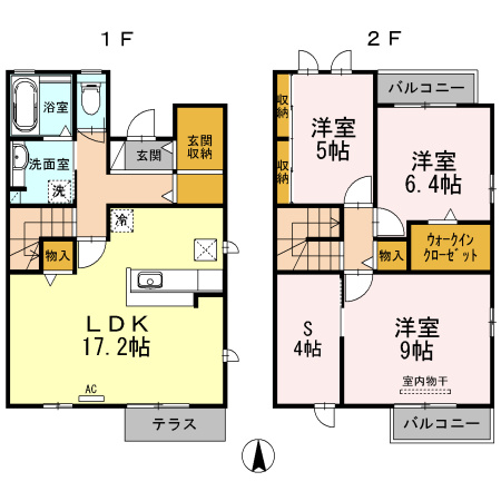 サニーヒルの間取り