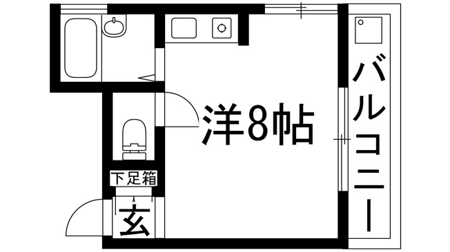 【間取り】 | ドリームコート甲東園