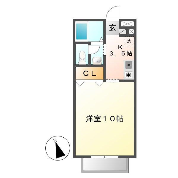 ジョイヴィレッジ　Ｃの間取り