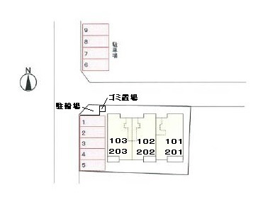 ウエスト　ウッドの区画図