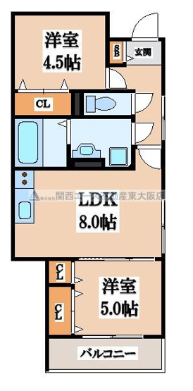【間取り】 | クリエオーレ三ノ瀬Ⅰ