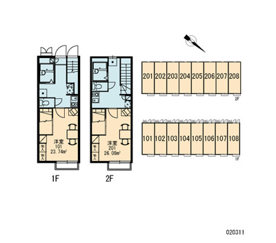 【区画図】 | 新逆井