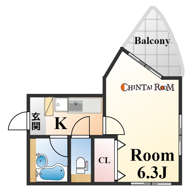 ヤングリーブス岡本の間取り