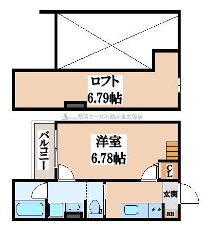 【間取り】 | クロスレジデンス放出