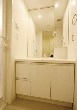 【洗面所】 | パークアクシス日本橋浜町 | パークアクシス日本橋浜町　人形町周辺の高級賃貸は人形町不動産本店で！仲介手数料最大無料